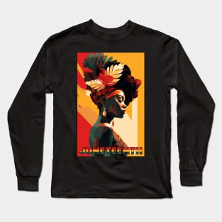 Juneteenth Woman Long Sleeve T-Shirt